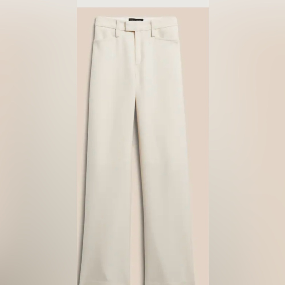 LIDO WIDE-LEG ITALIAN WOOL PANT- Banana Republic
